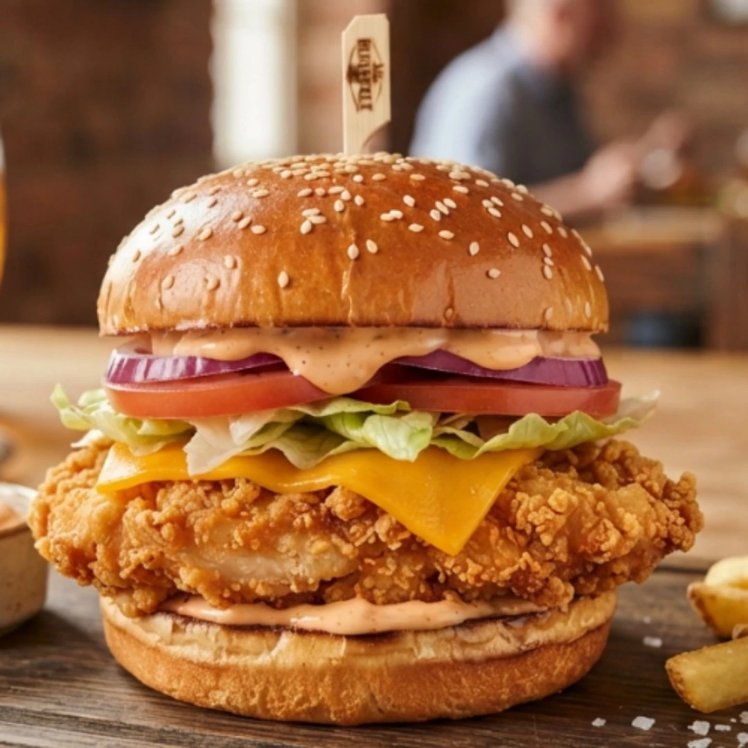 Hamburguesa Crispy Chicken