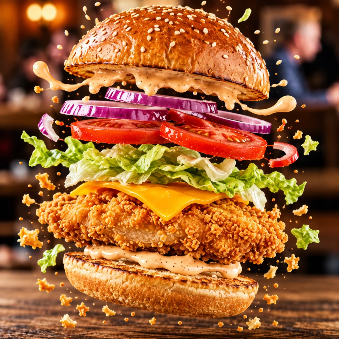 Imagen adicional 1 de Hamburguesa Crispy Chicken